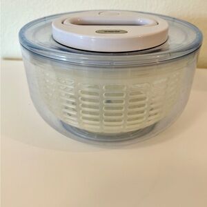 Zyliss Clear and White Salad Spinner
